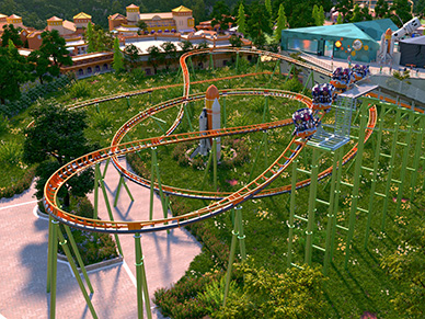 Spinning Roller Coaster-Thrill Rides-Recreation | Facilities | Amus ...